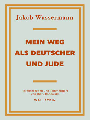 cover image of Mein Weg als Deutscher und Jude